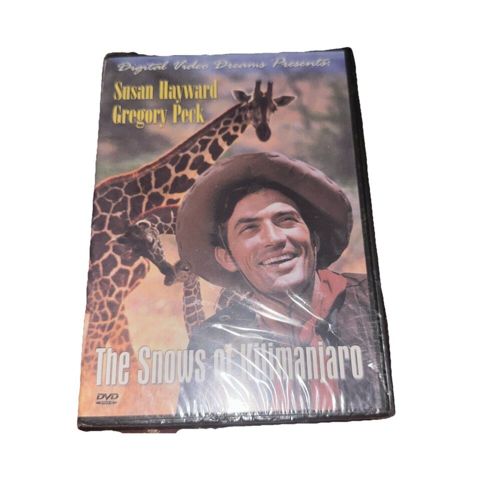 Shelf179 DVD NEW~ The snows of Kilimanjaro  Susan Hayward Gregory Peck